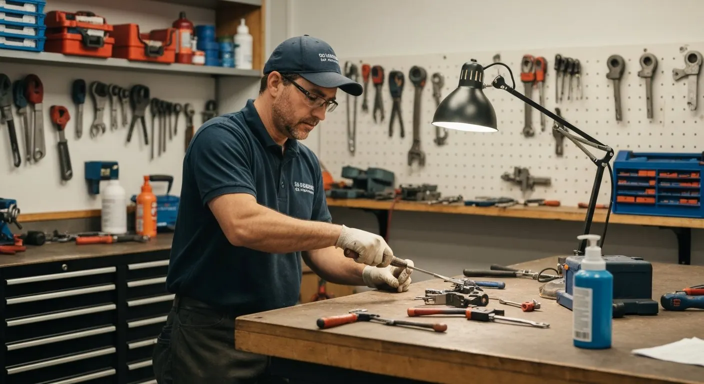 mobile automotive locksmith illustrating Car Key Replacement Arlington: Mobile Key Cutting & Programming